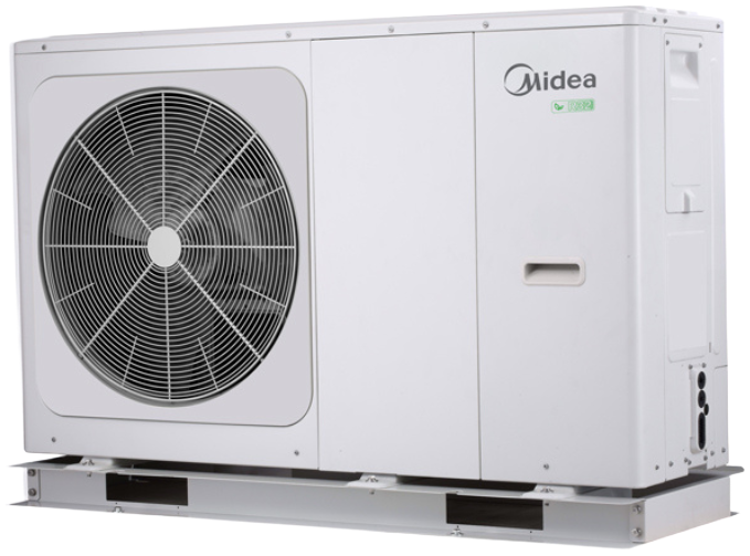 Midea toplotna pumpa monoblok 12kw SA GREJAČEM – MHC–V12W/D2(R)N8-BEP90 trofazna